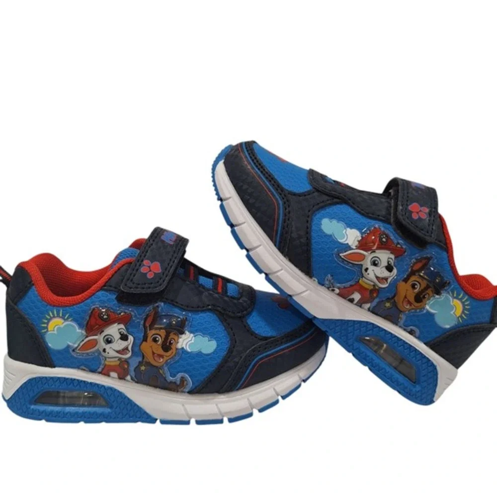 New Paw Patrol Toddler Boys' Slip-On Sneakers, Size 7  (16 cms) Color Blue New‎